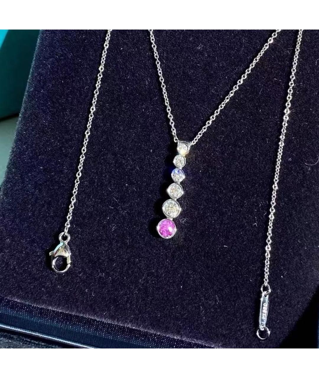 TIFFANY&CO Белое платиновое колье, фото 3