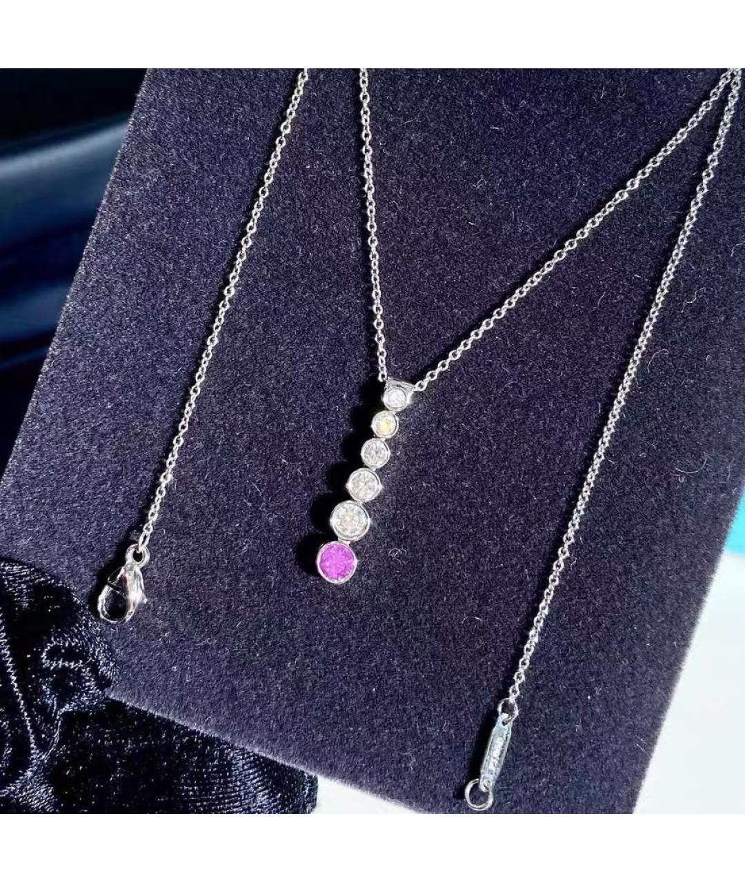 TIFFANY&CO Белое платиновое колье, фото 4