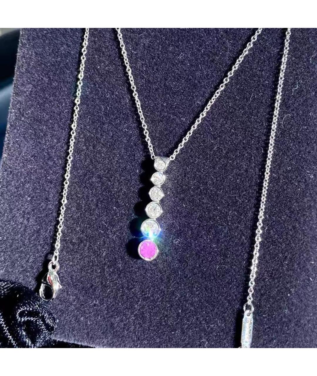 TIFFANY&CO Белое платиновое колье, фото 5