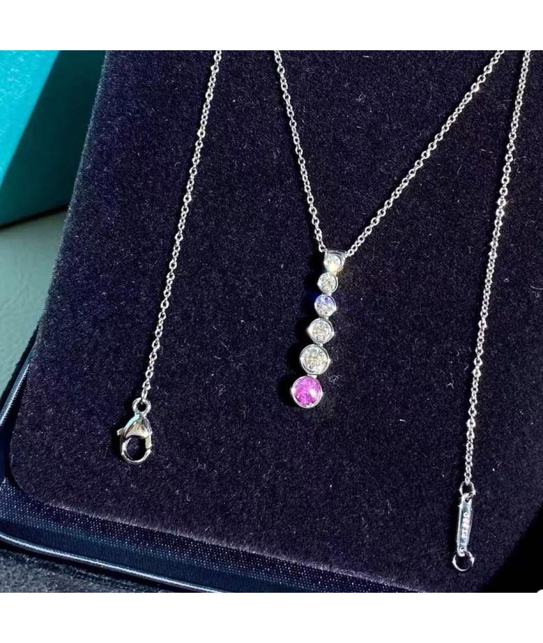 TIFFANY&CO Белое платиновое колье, фото 8