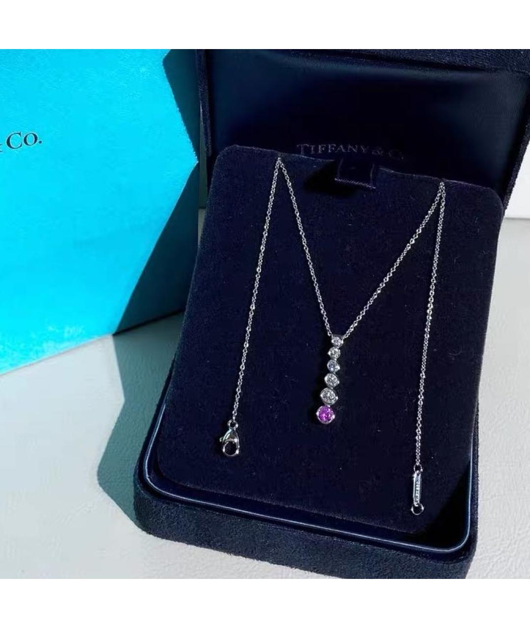 TIFFANY&CO Белое платиновое колье, фото 2