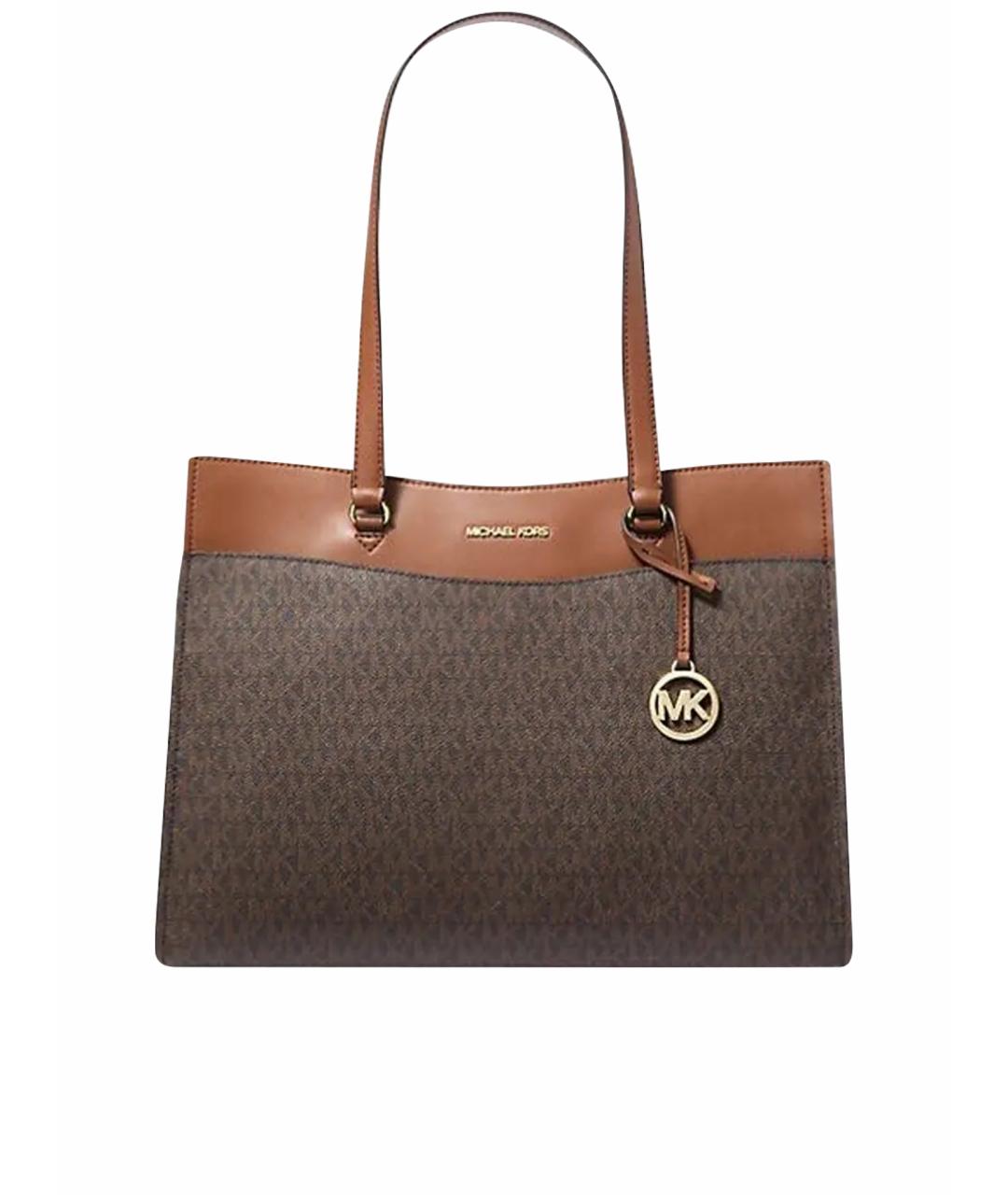 MICHAEL KORS Коричневая сумка тоут, фото 1