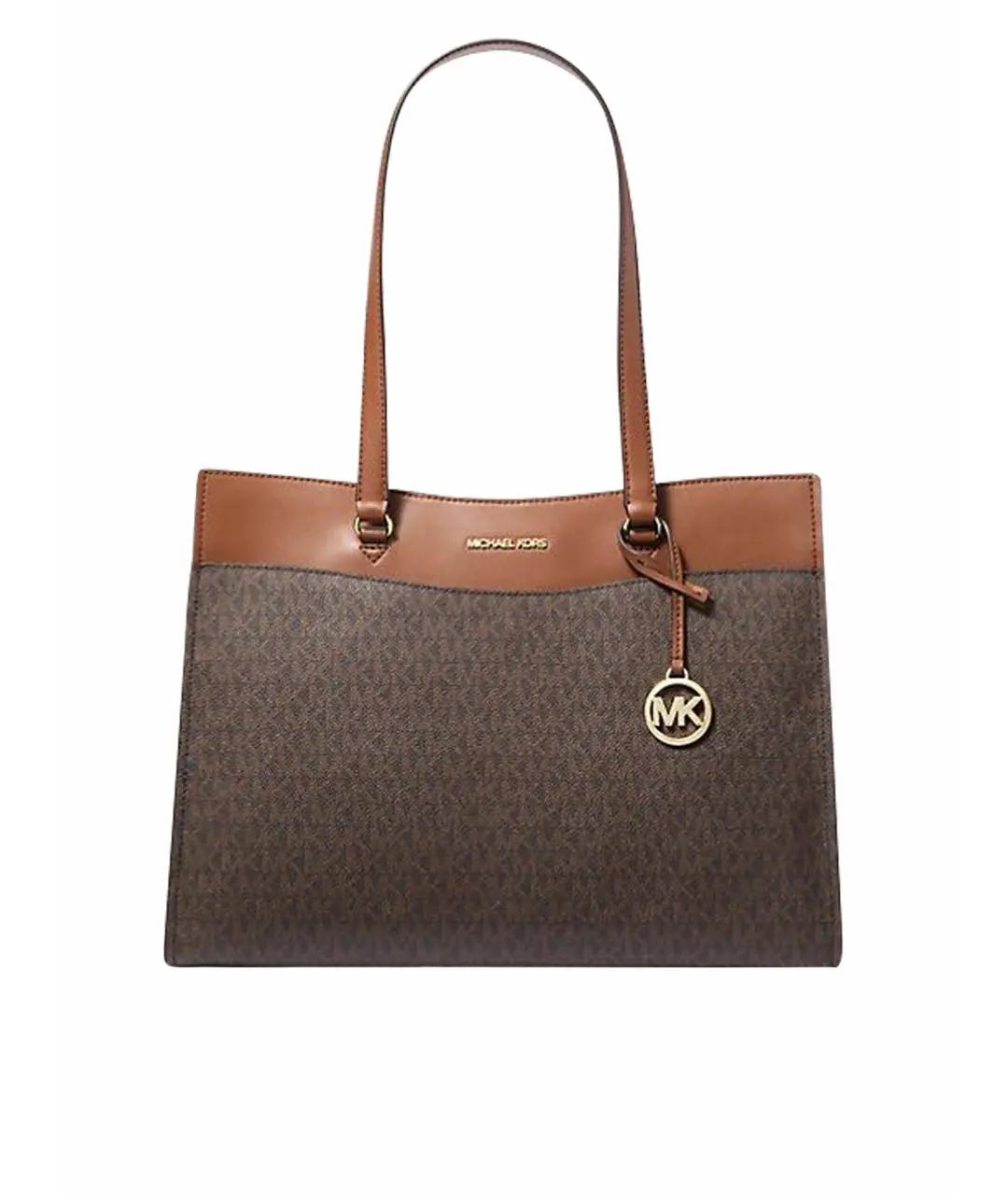 MICHAEL KORS Коричневая сумка тоут, фото 6