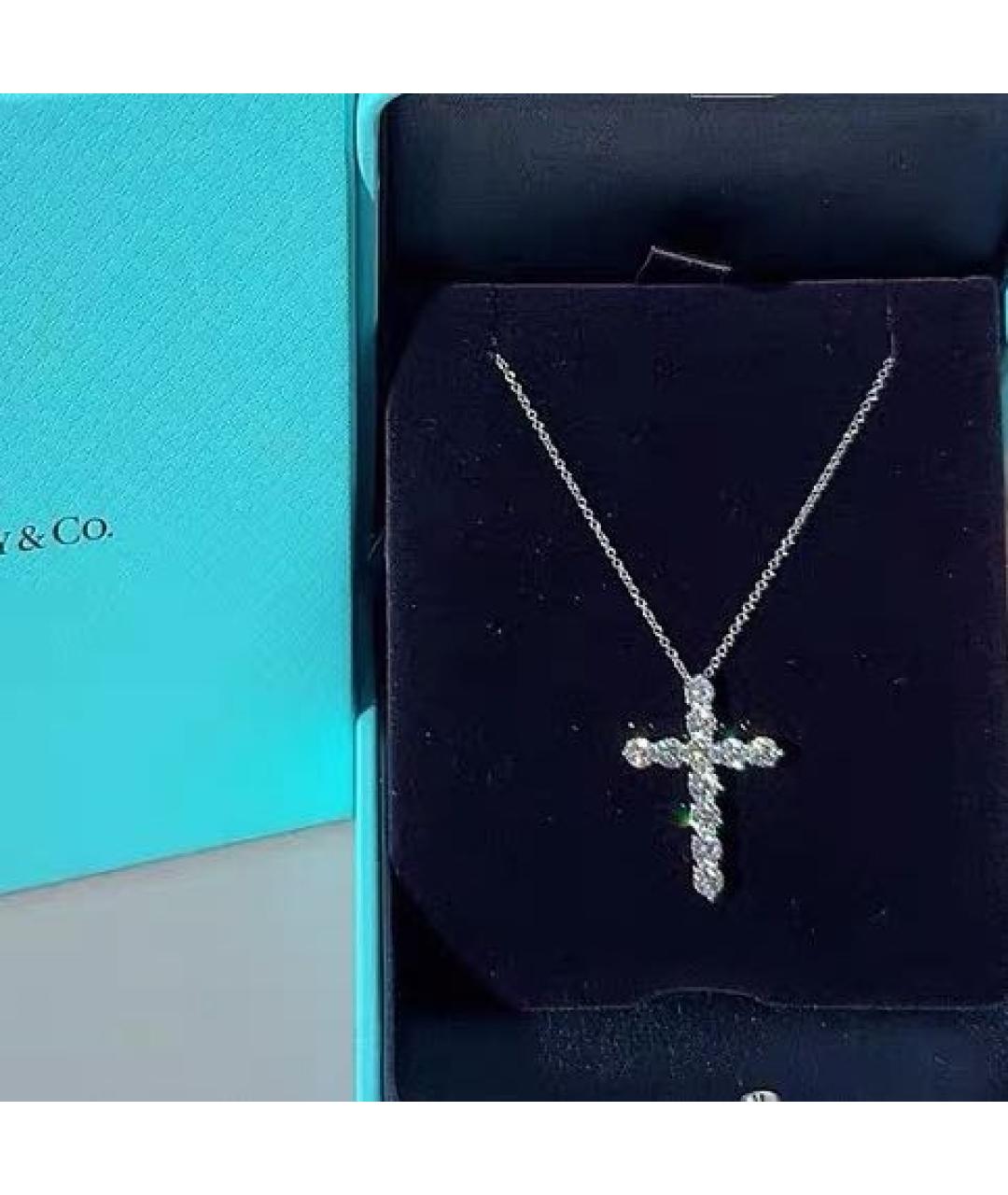 TIFFANY&CO Белое платиновое колье, фото 7