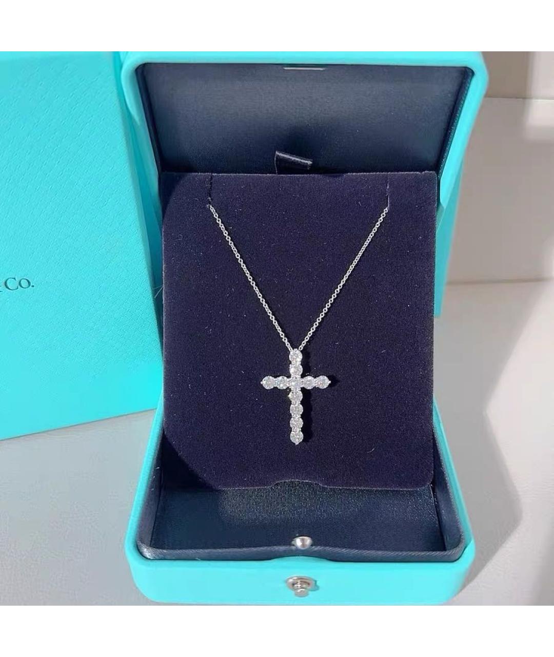TIFFANY&CO Белое платиновое колье, фото 4