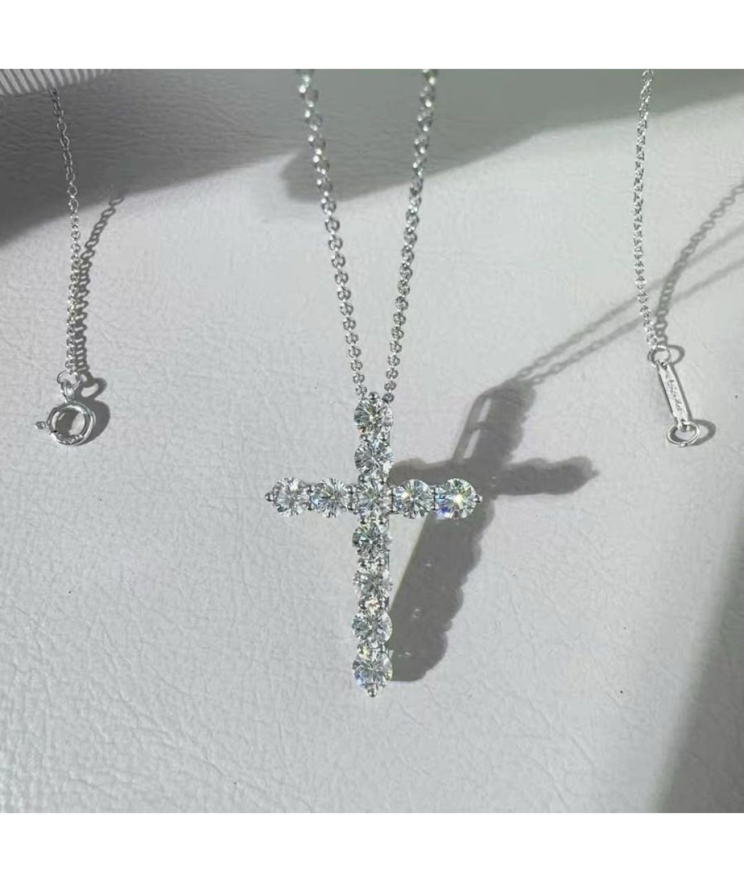 TIFFANY&CO Белое платиновое колье, фото 6