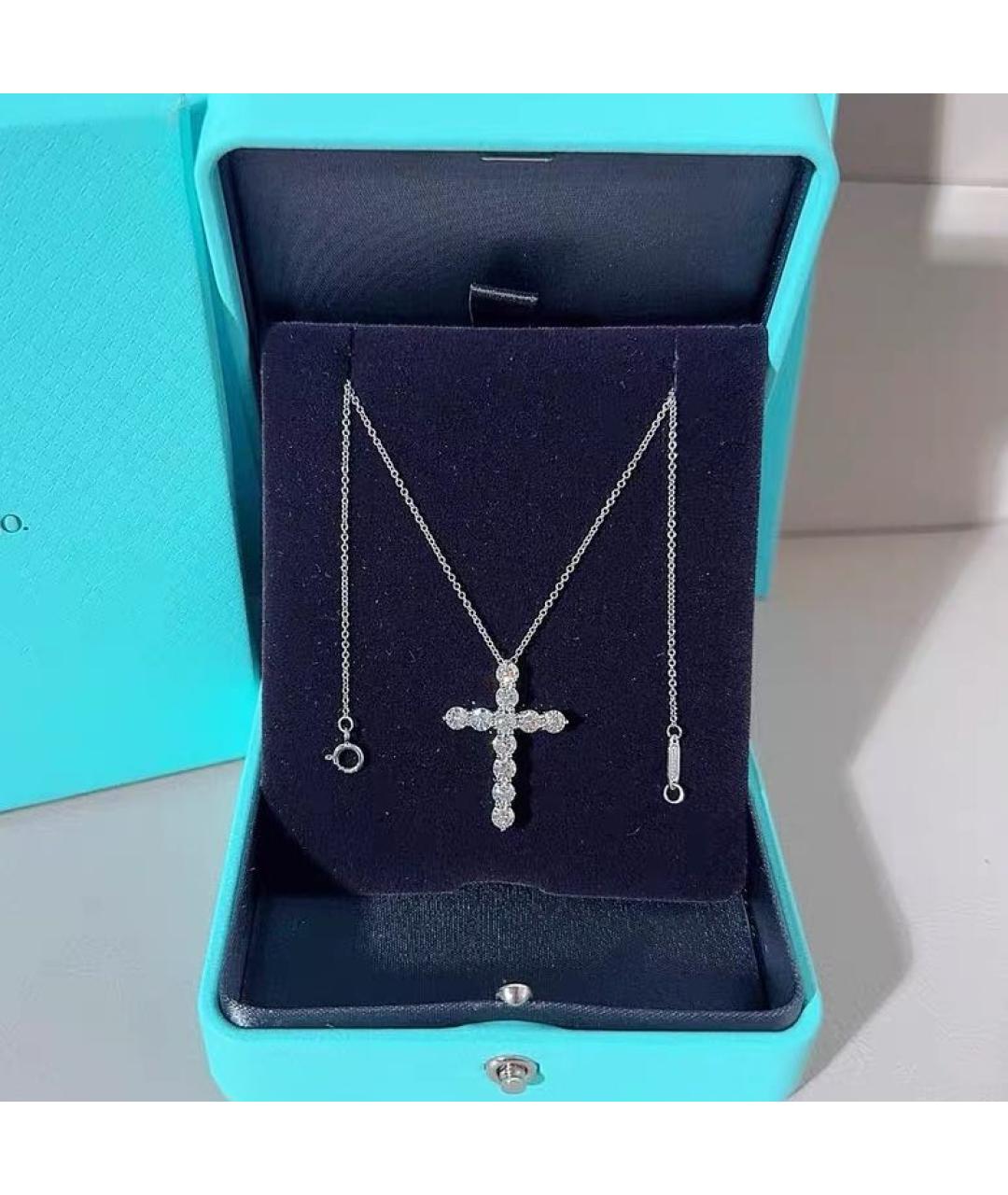 TIFFANY&CO Белое платиновое колье, фото 3