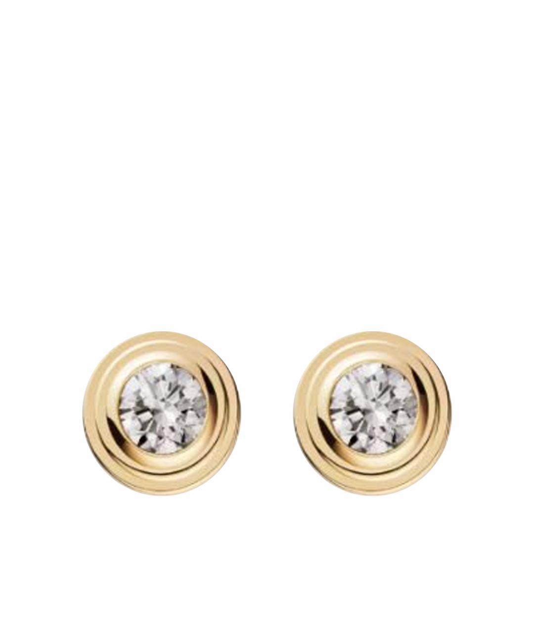 CARTIER Золотые серьги из желтого золота, фото 1