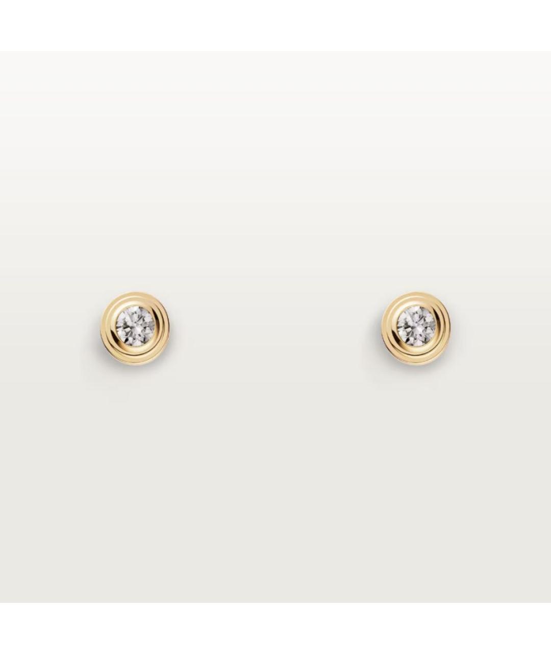 CARTIER Золотые серьги из желтого золота, фото 9