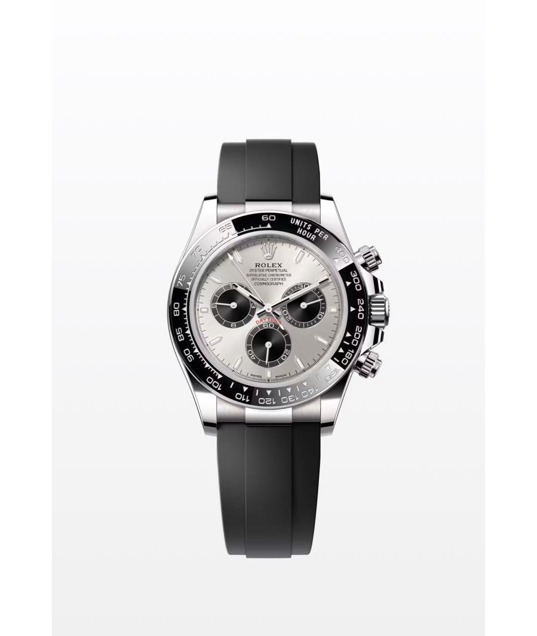 ROLEX Серые часы из белого золота, фото 3