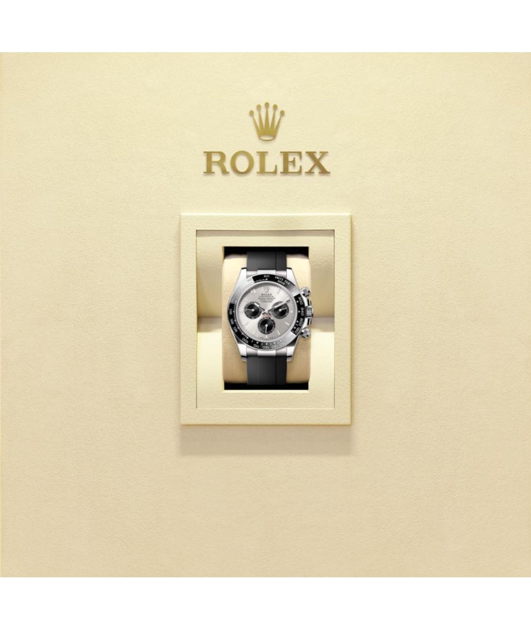 ROLEX Серые часы из белого золота, фото 2