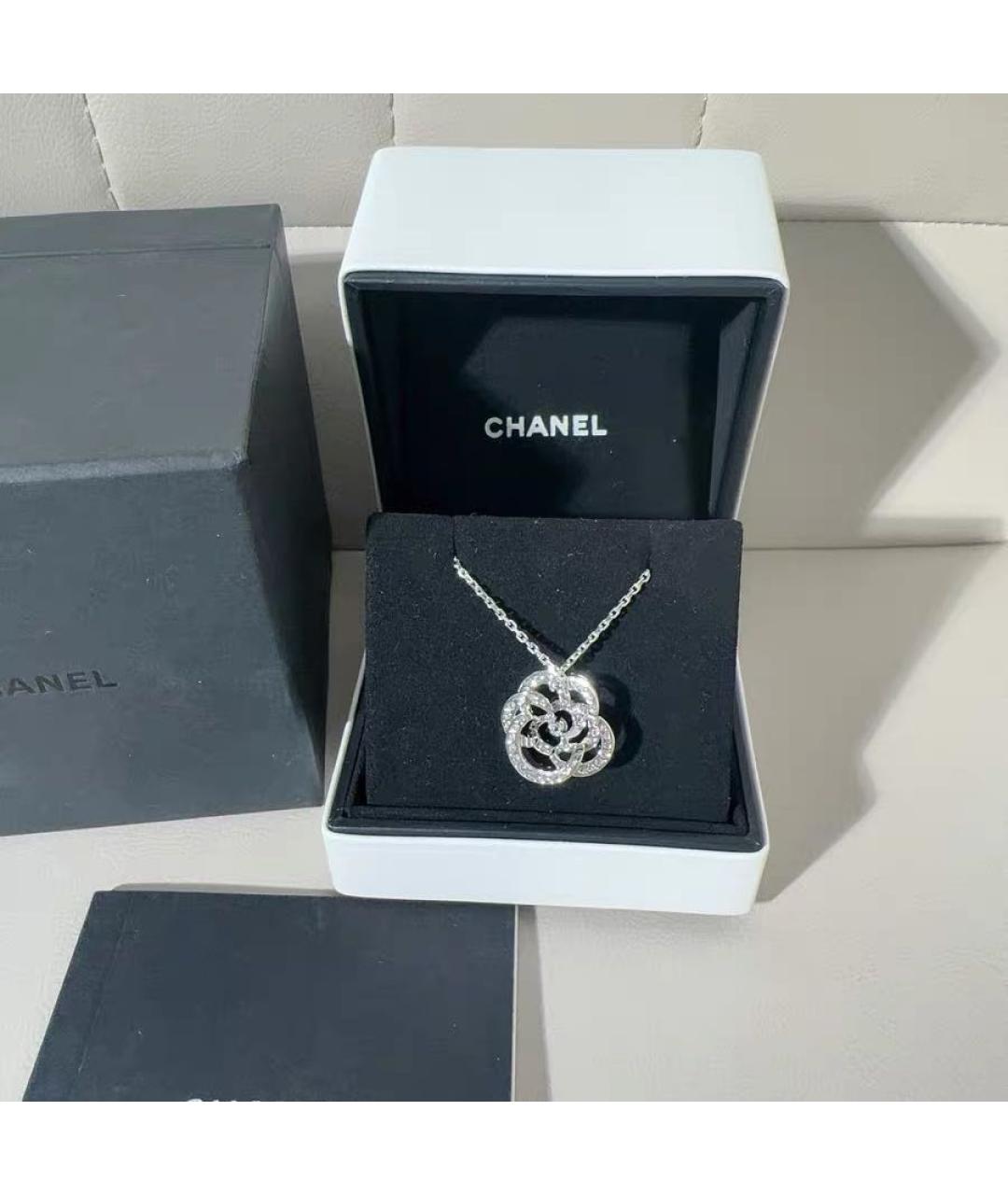 CHANEL Белое колье из белого золота, фото 3