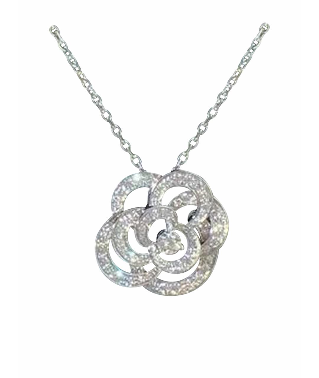 CHANEL Белое колье из белого золота, фото 1