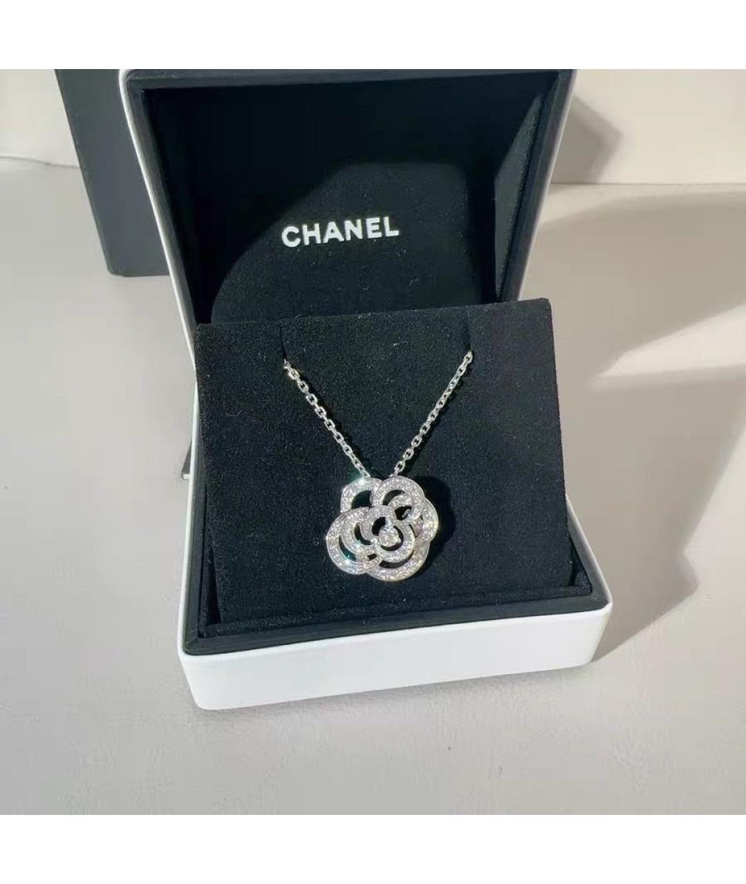 CHANEL Белое колье из белого золота, фото 7