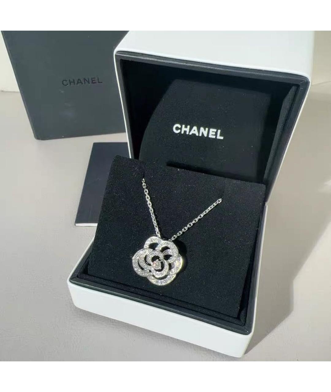 CHANEL Белое колье из белого золота, фото 4