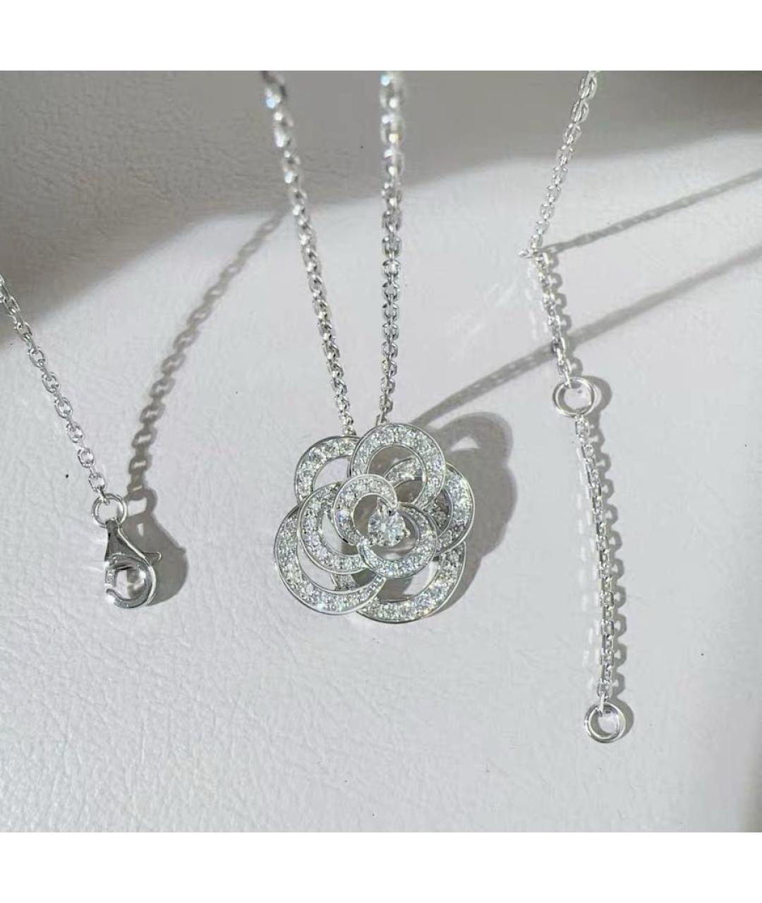 CHANEL Белое колье из белого золота, фото 5