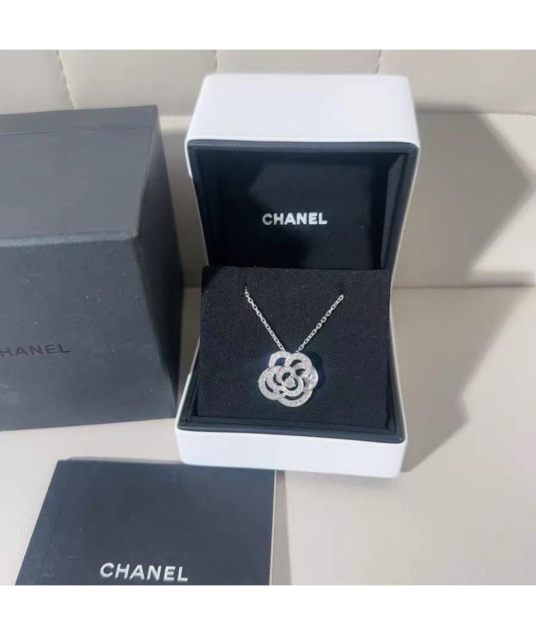 CHANEL Белое колье из белого золота, фото 2