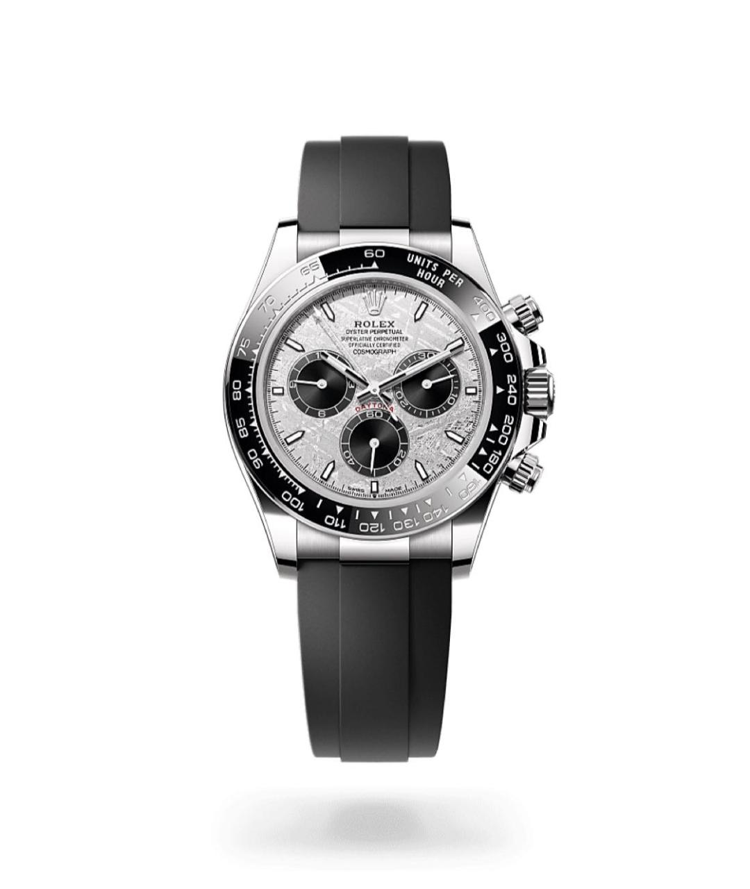 ROLEX Серые часы из белого золота, фото 3