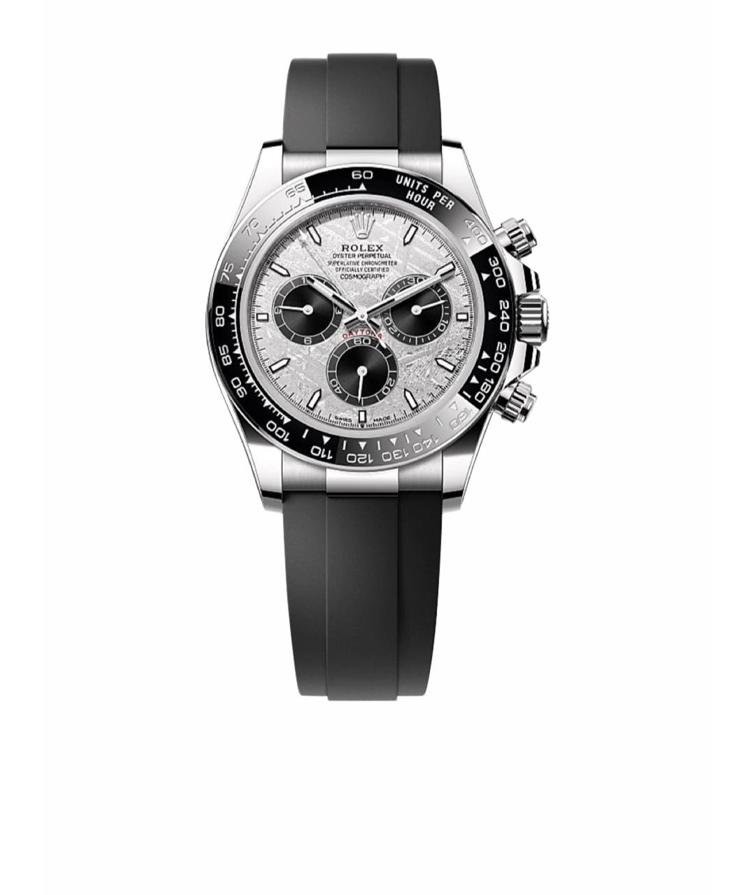 ROLEX Серые часы из белого золота, фото 1