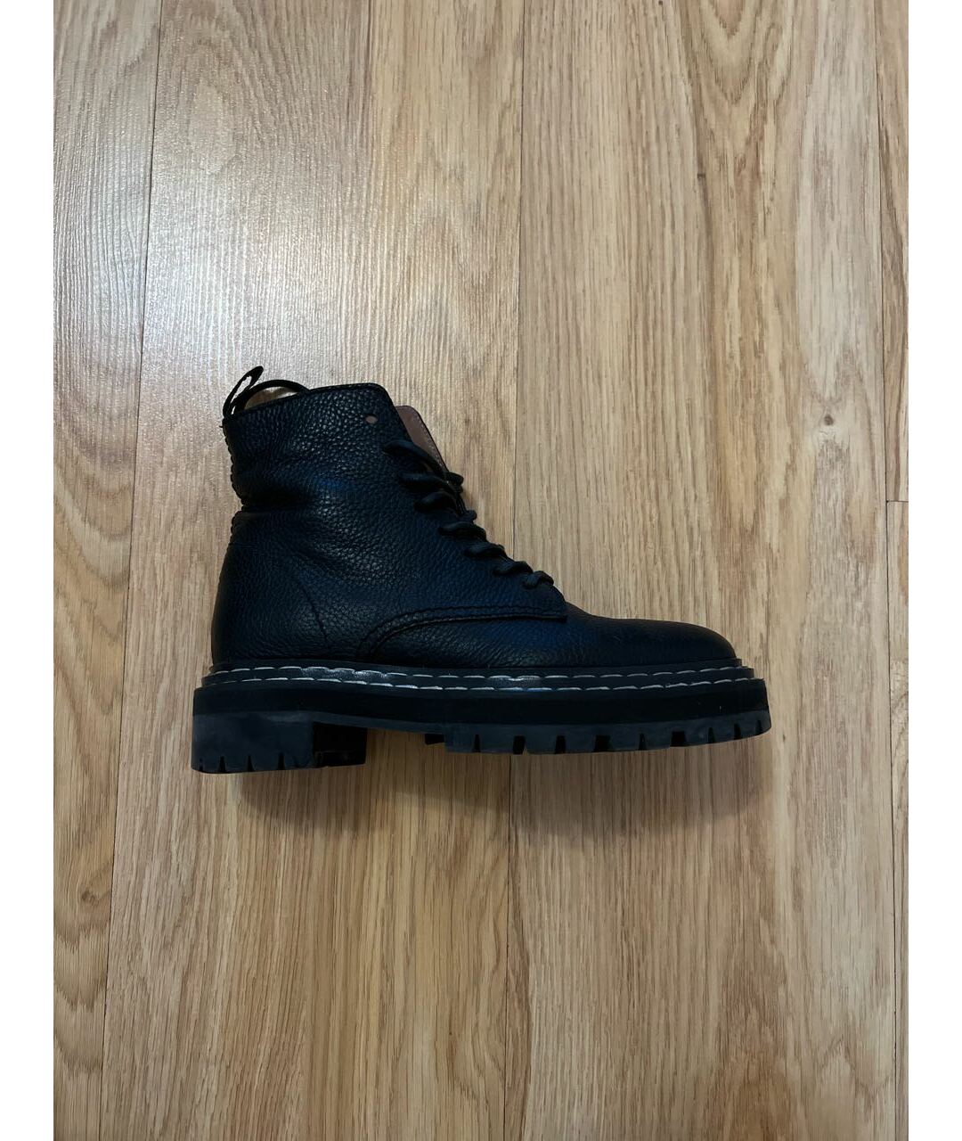 PROENZA SCHOULER Черные кожаные ботинки, фото 8