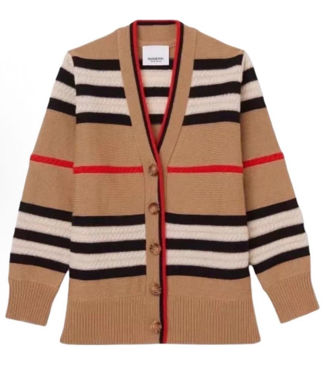 BURBERRY Коричневый кардиган, фото 3