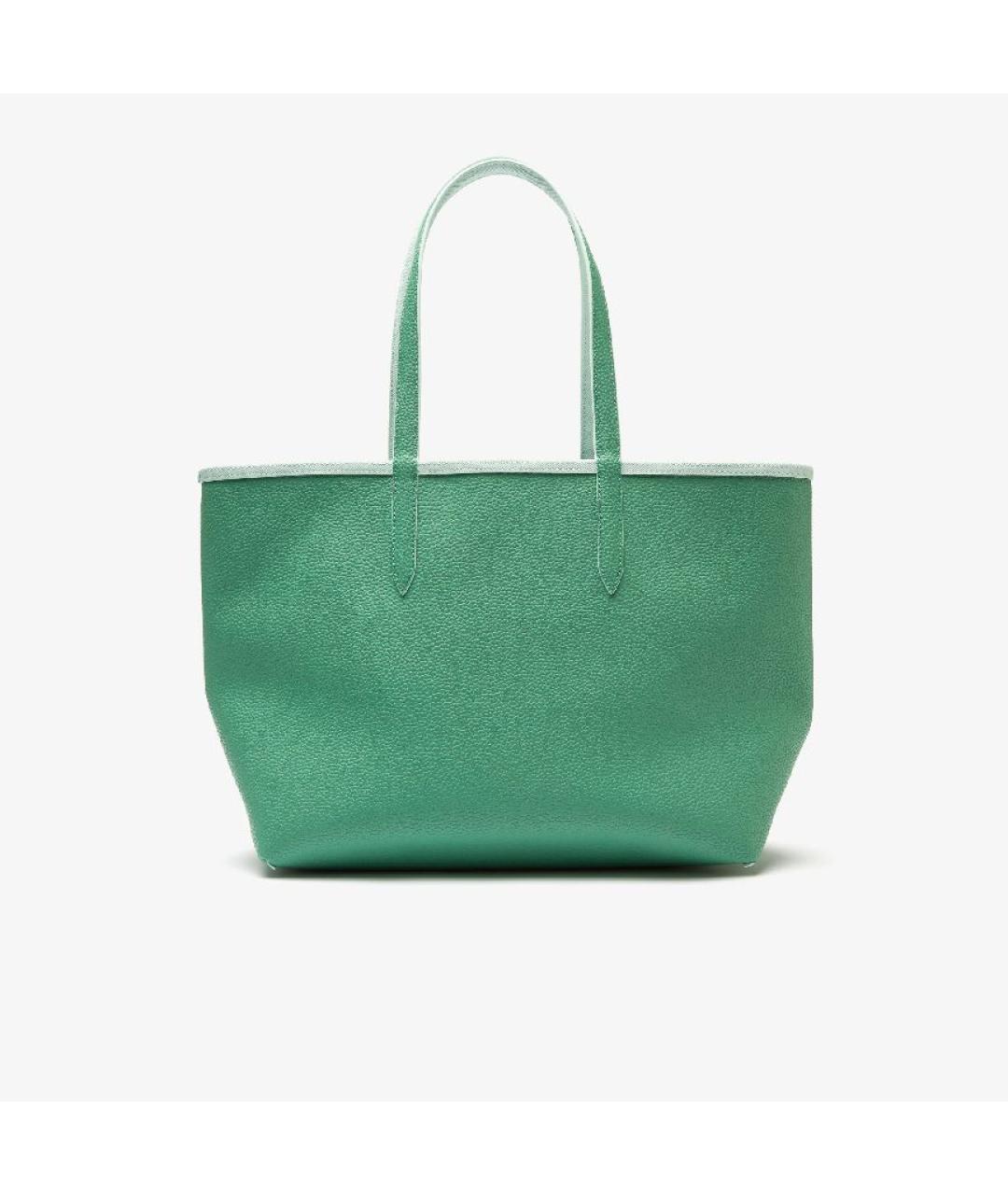 LACOSTE Бирюзовая сумка тоут, фото 7