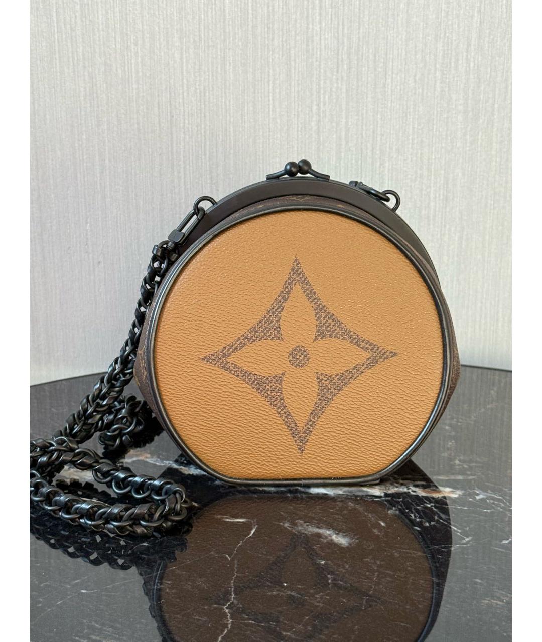 LOUIS VUITTON Коричневая сумка через плечо, фото 3