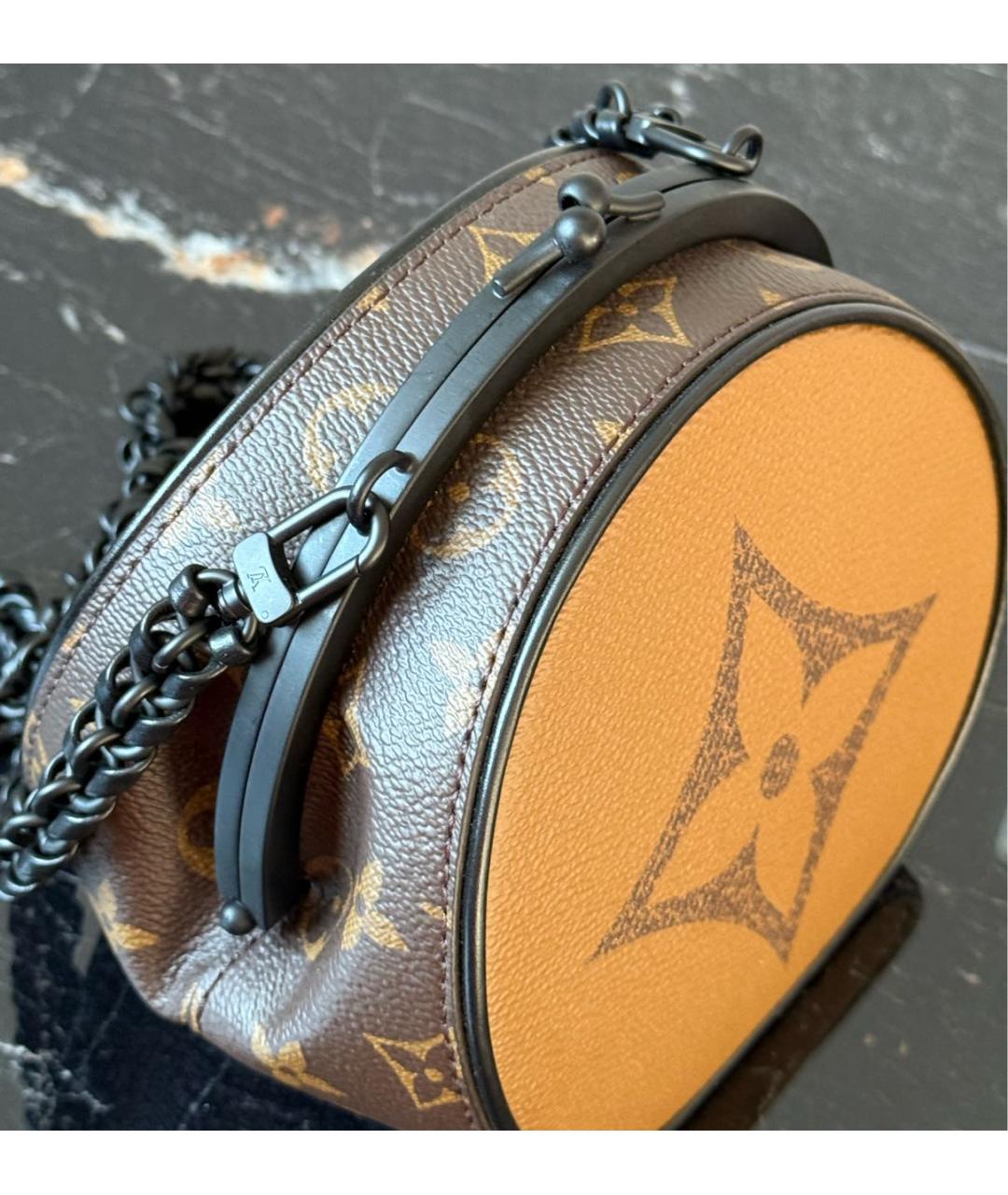 LOUIS VUITTON Коричневая сумка через плечо, фото 6