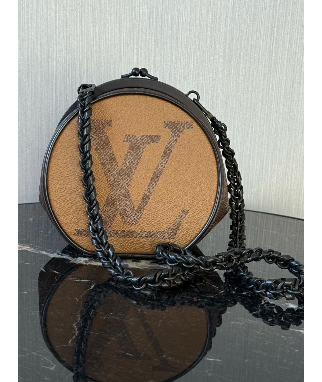 LOUIS VUITTON Коричневая сумка через плечо, фото 2