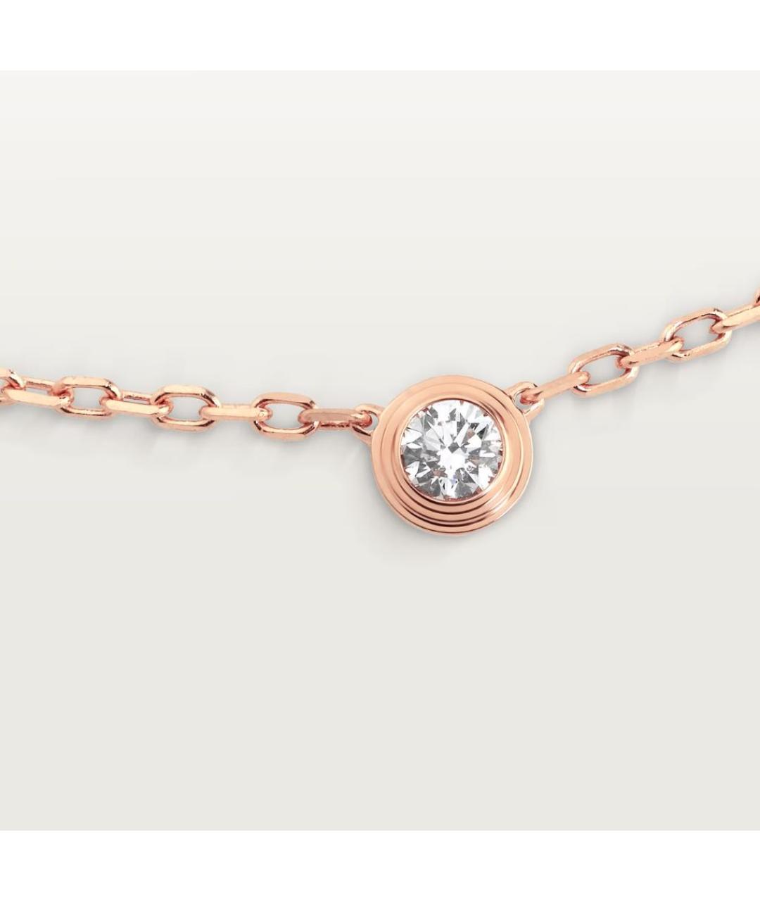 CARTIER Розовая цепочка из розового золота, фото 6