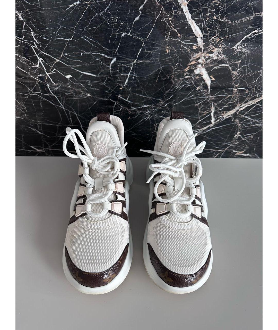 LOUIS VUITTON Белые кроссовки, фото 2