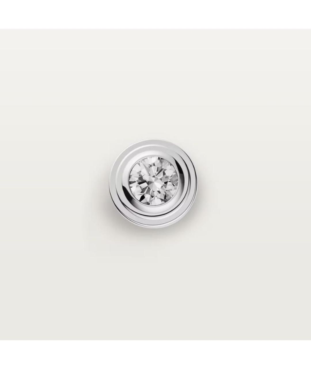 CARTIER Белые серьги из белого золота, фото 6