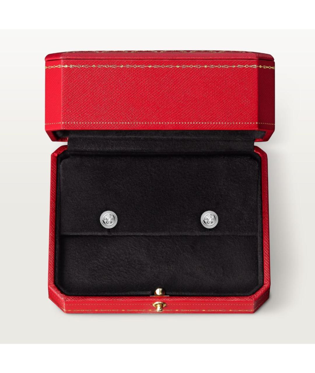 CARTIER Белые серьги из белого золота, фото 7