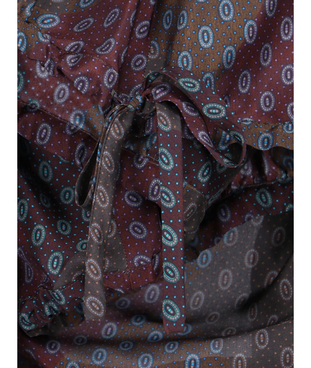 DRIES VAN NOTEN Мульти шелковая рубашка, фото 3