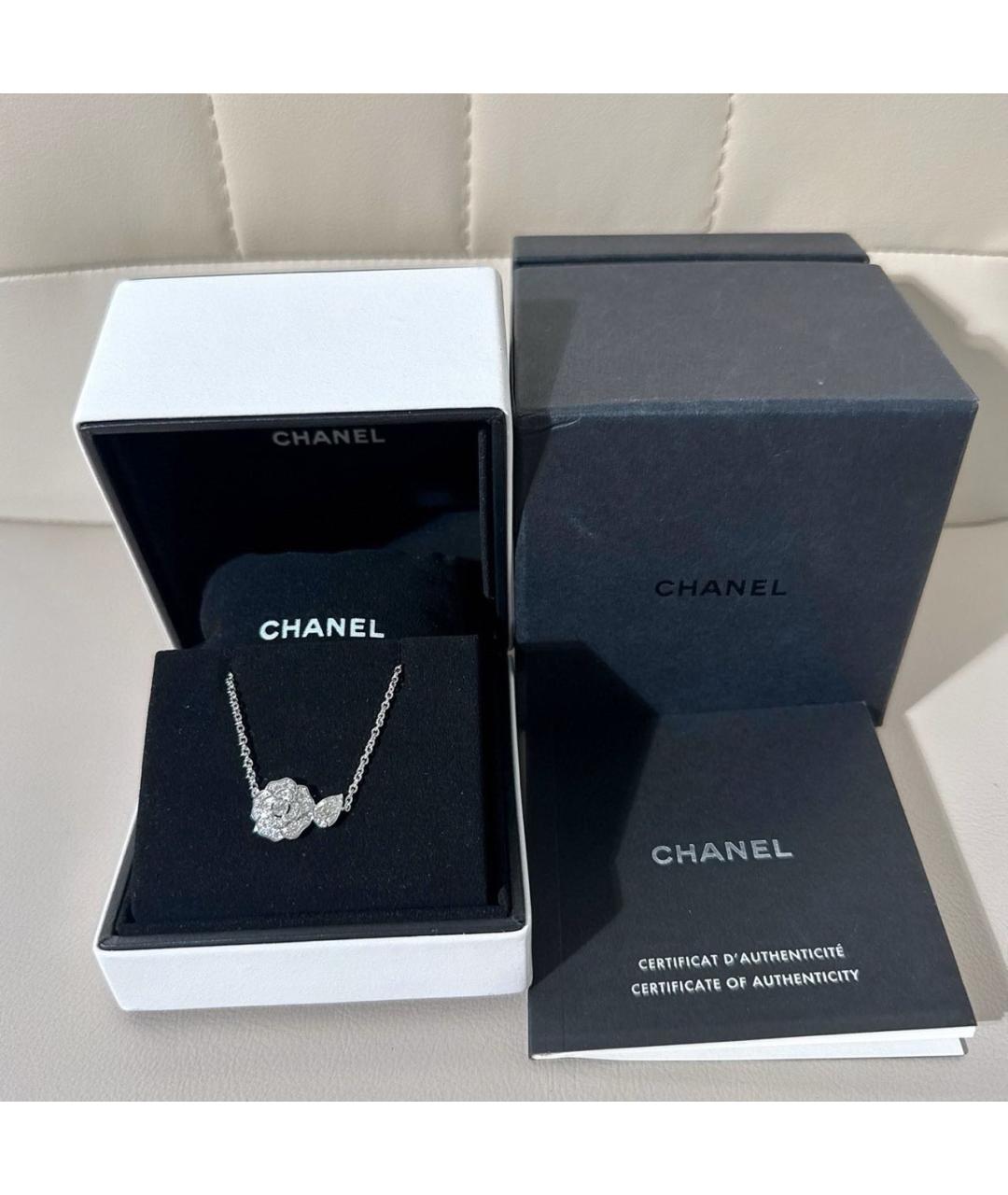 CHANEL Белое колье из белого золота, фото 2