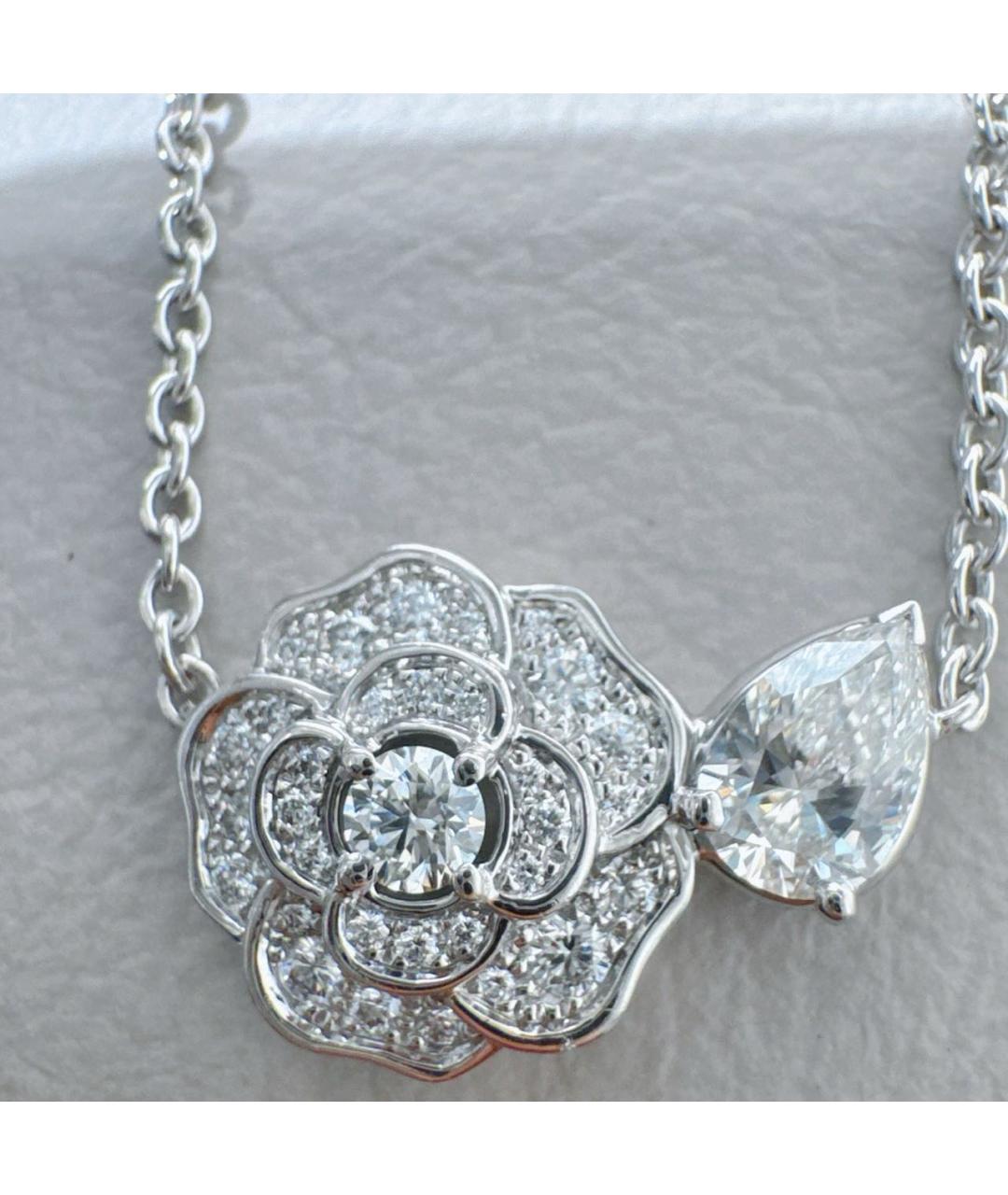 CHANEL Белое колье из белого золота, фото 7