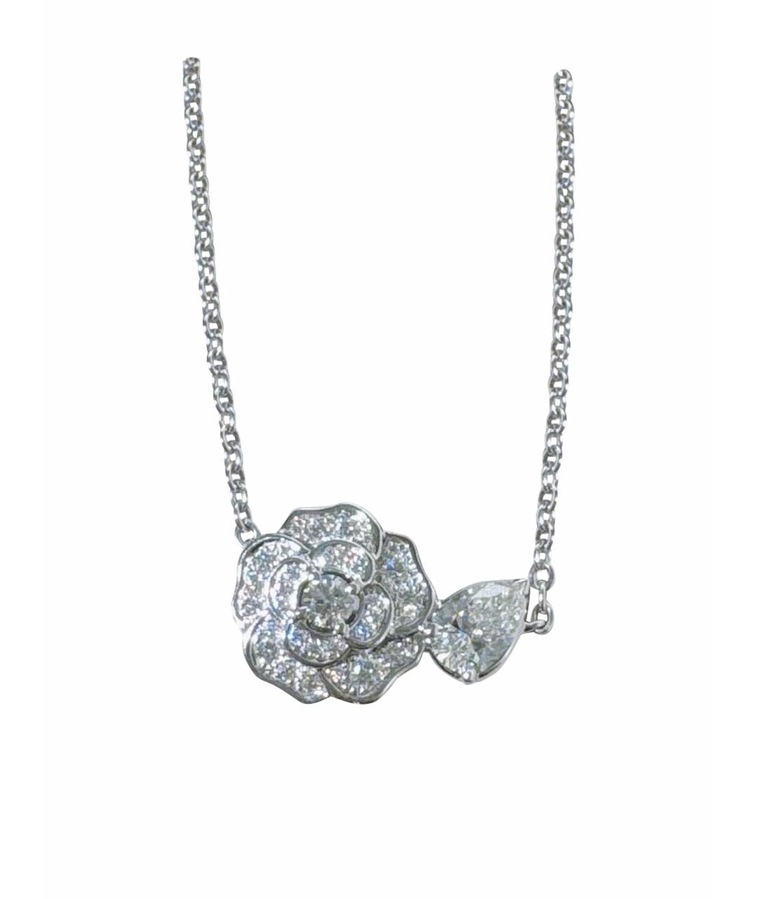 CHANEL Белое колье из белого золота, фото 1