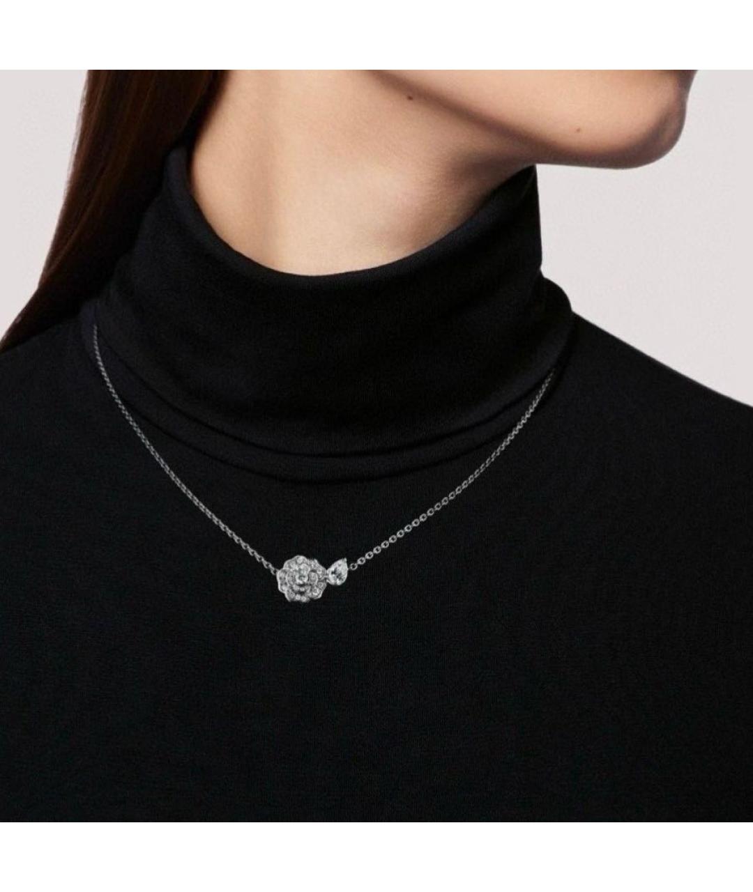 CHANEL Белое колье из белого золота, фото 8