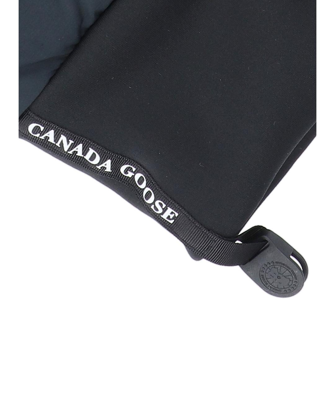CANADA GOOSE Черные синтетические перчатки, фото 3