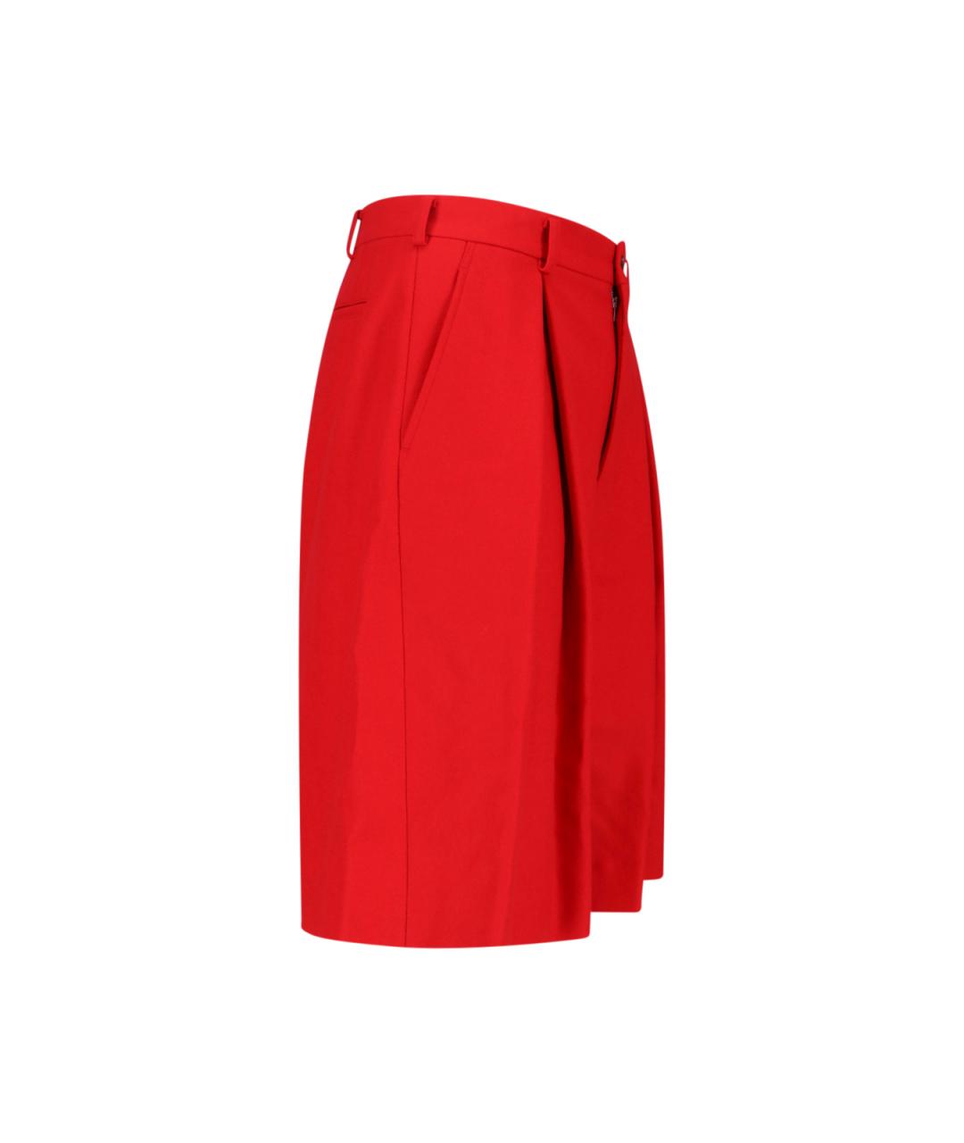 COMME DES GARÇONS HOMME PLUS Красные шерстяные шорты, фото 3