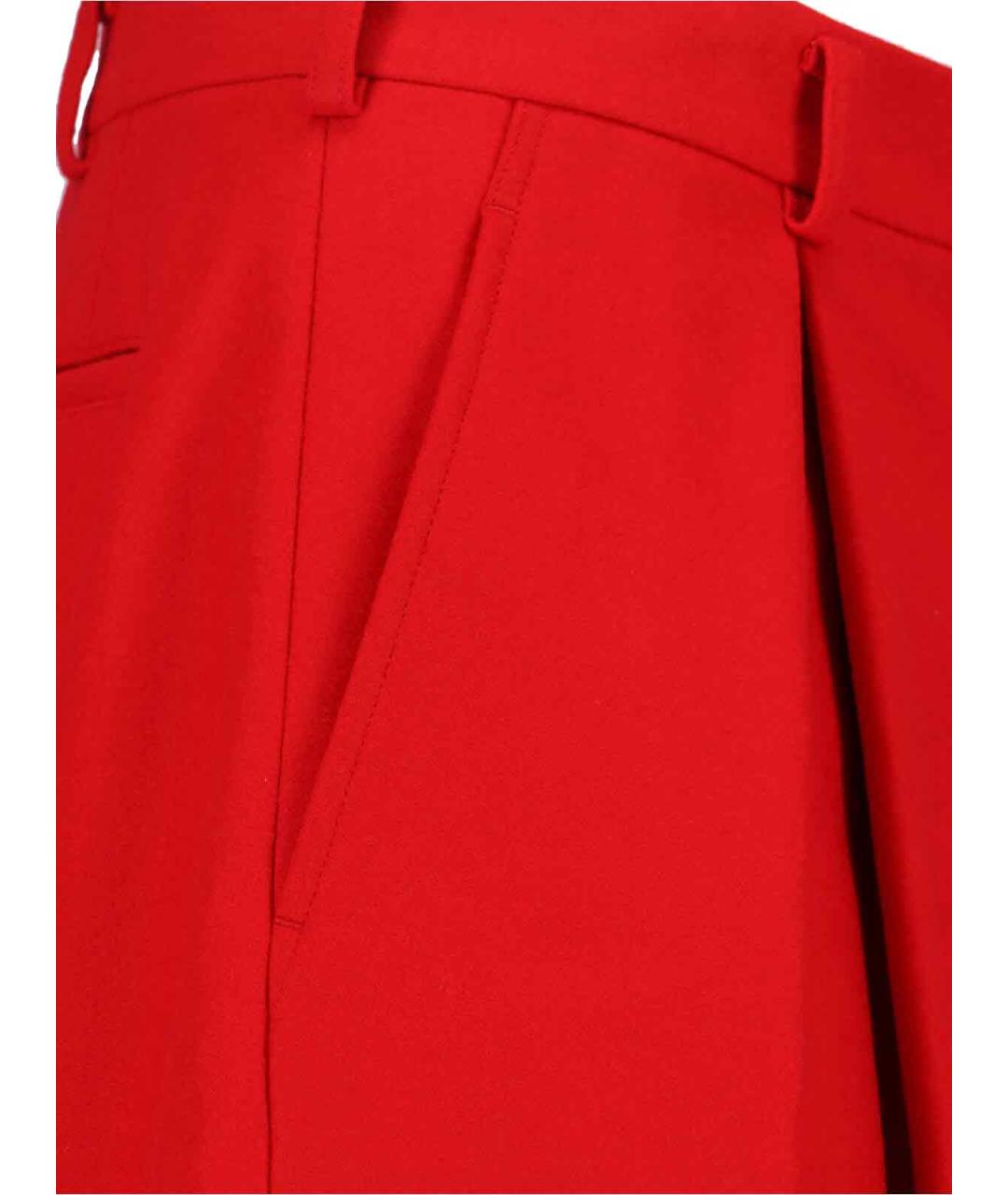 COMME DES GARÇONS HOMME PLUS Красные шерстяные шорты, фото 4