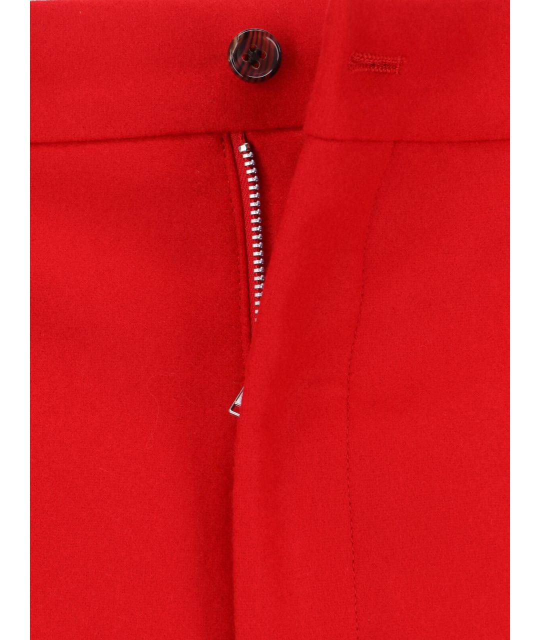 COMME DES GARÇONS HOMME PLUS Красные шерстяные шорты, фото 5