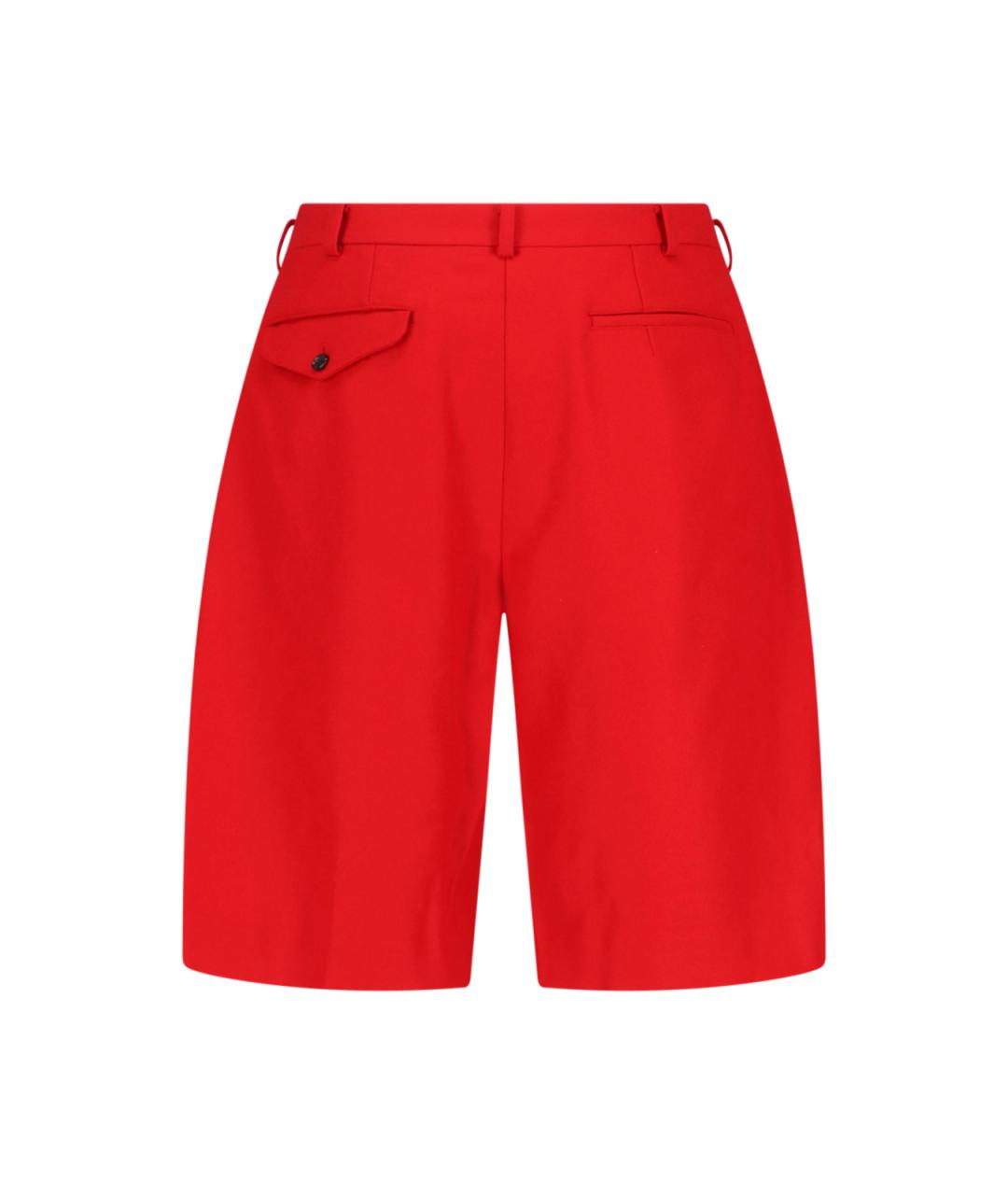 COMME DES GARÇONS HOMME PLUS Красные шерстяные шорты, фото 2