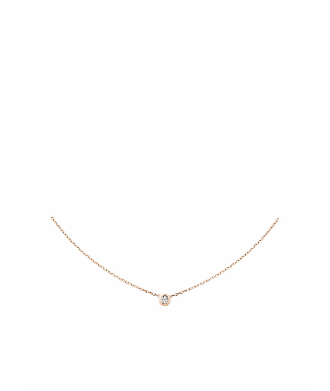 CARTIER Розовая цепочка из розового золота, фото 1