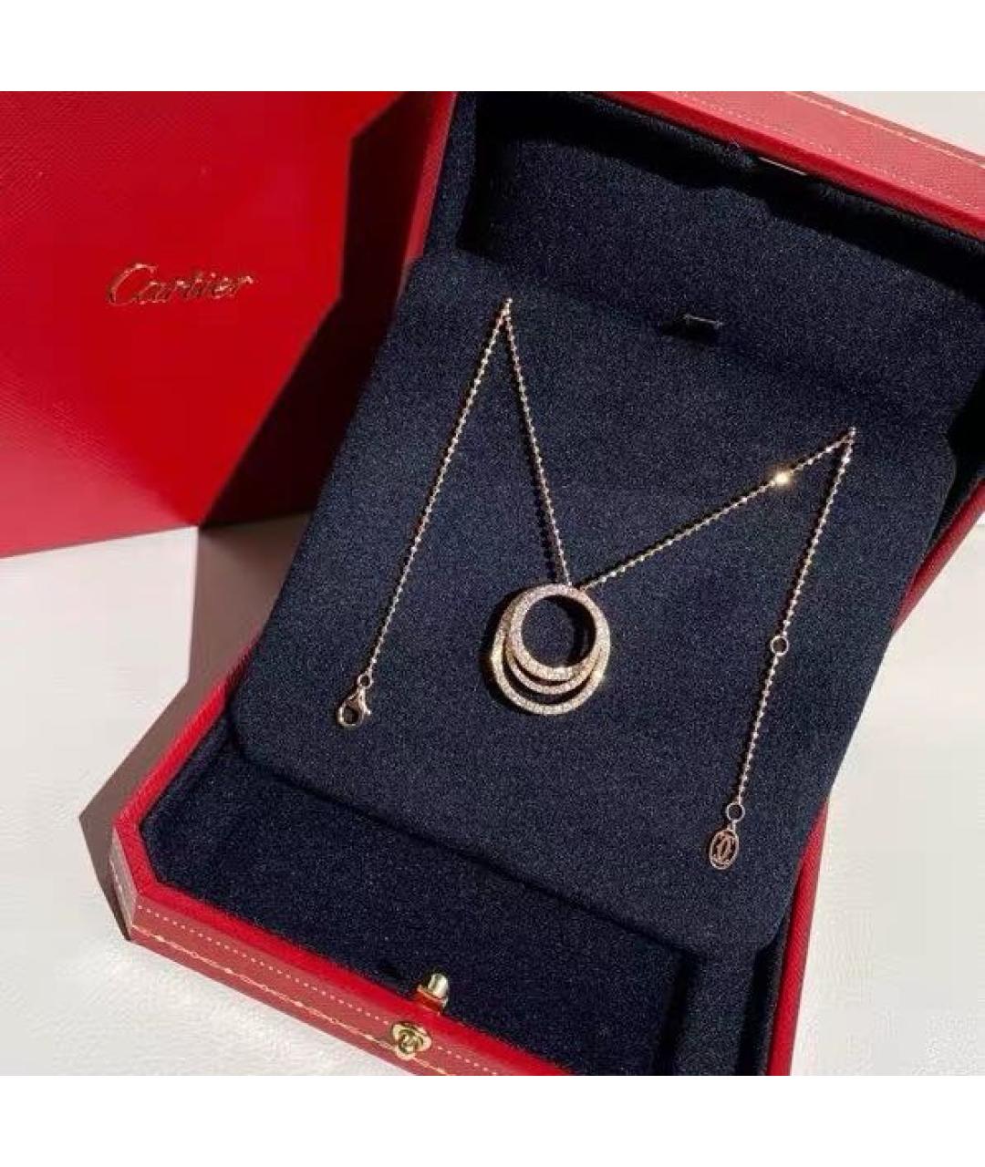 CARTIER Розовое колье из розового золота, фото 2