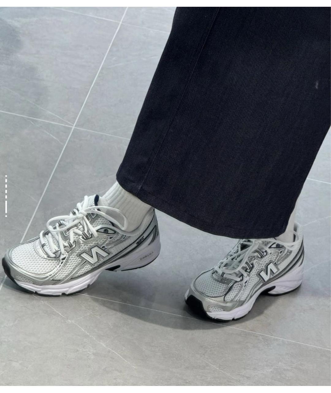 NEW BALANCE Белые кроссовки, фото 5