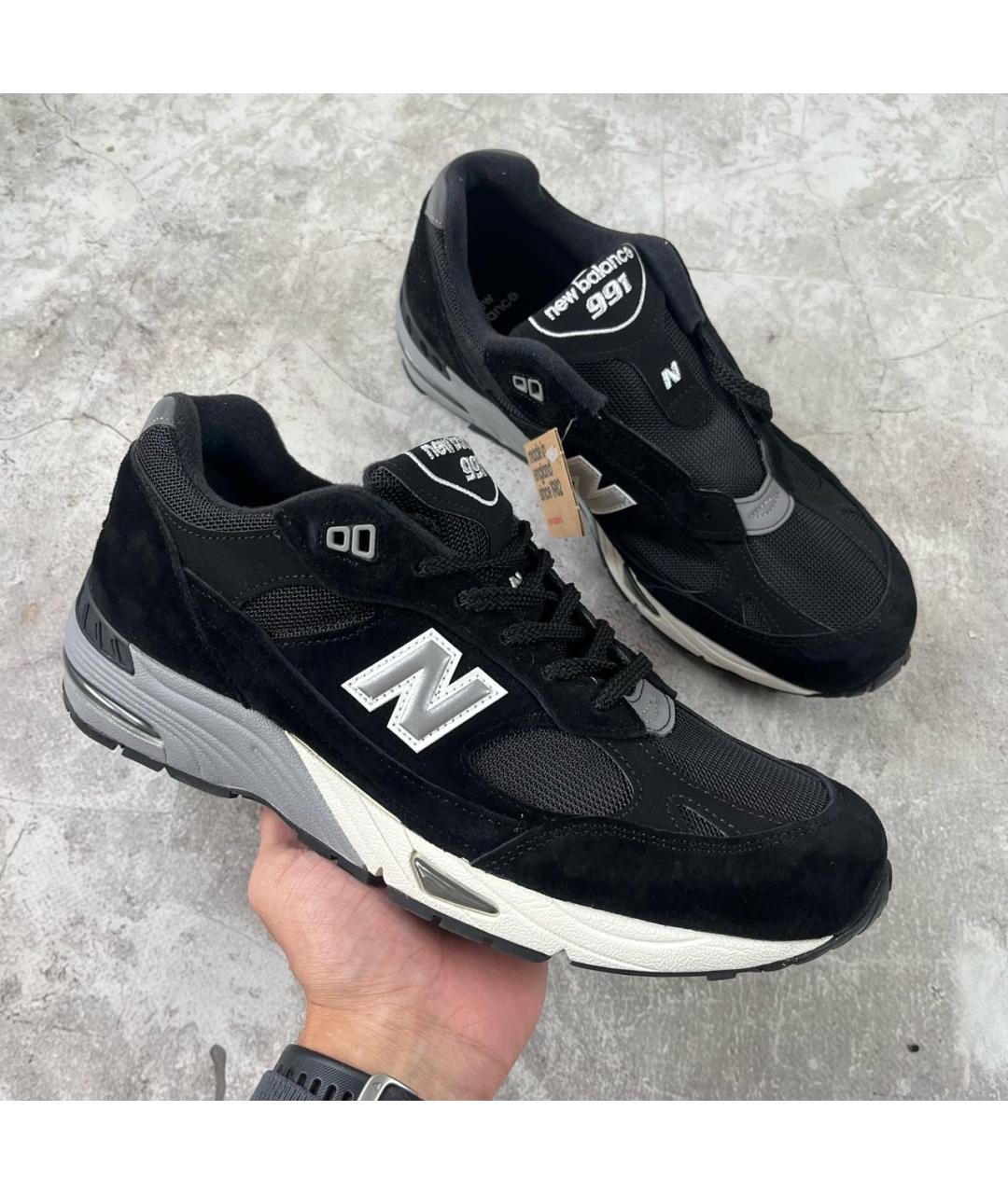NEW BALANCE Черные низкие кроссовки / кеды, фото 3