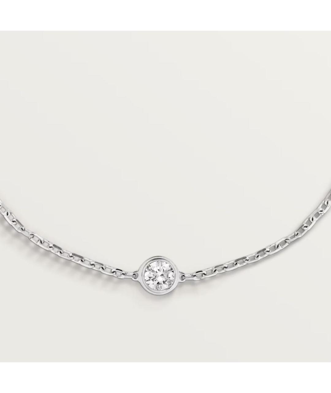CARTIER Белый браслет из белого золота, фото 4