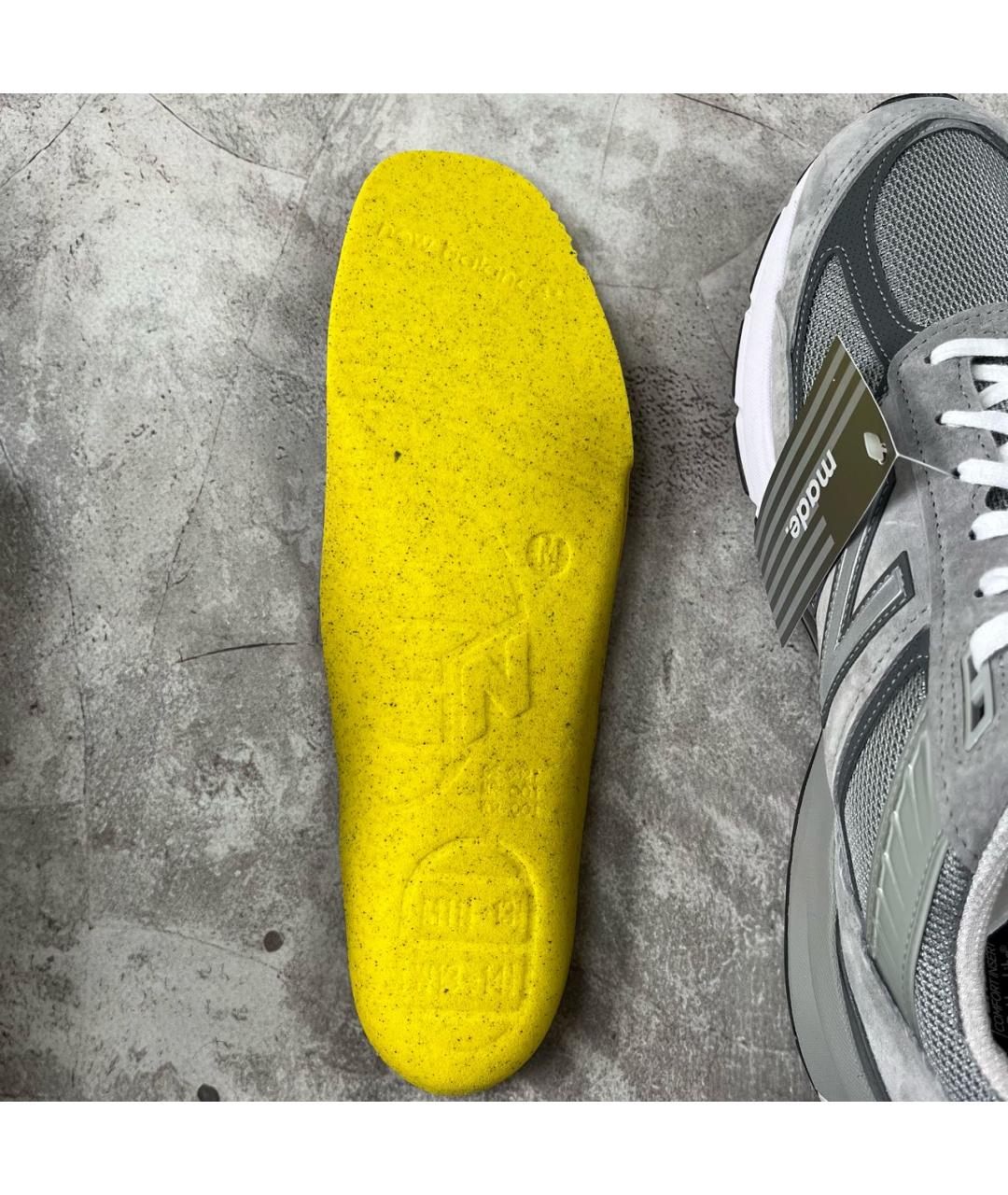 NEW BALANCE Серые низкие кроссовки / кеды, фото 5