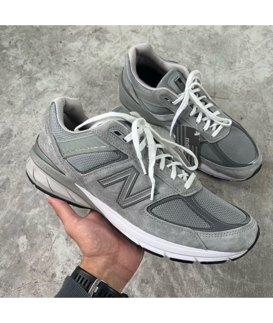 NEW BALANCE Серые низкие кроссовки / кеды, фото 8